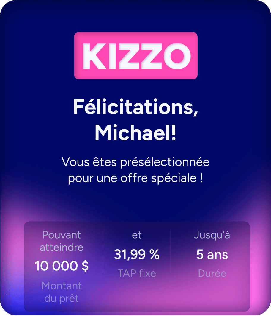 Demandez en ligne en moins de 10 minutes